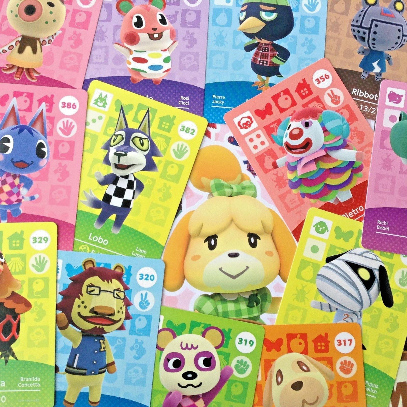 ポケモンamiibo　４種 Animal Crossing Series 4 Genuine Amiibo Cards - Own 301-400
