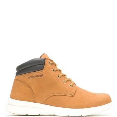 

Wolverine Karlin Chukka W880266 Мужские коричневые кожаные рабочие ботинки на шнуровке 11, Коричневый, Wolverine Karlin Chukka