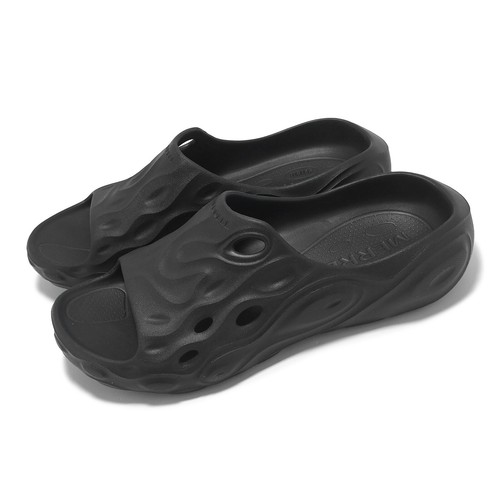 Женские черные сандалии Merrell Hydro Slide 2, которые легко надеваются и снимаются на каждый день, J006524