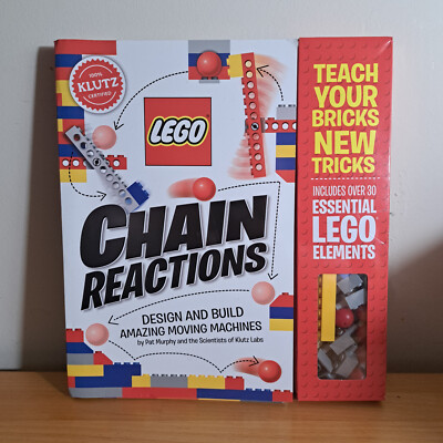 Lego Chain Reactions Klutz Book & Set - Genuine Authentic Lego - Unopened