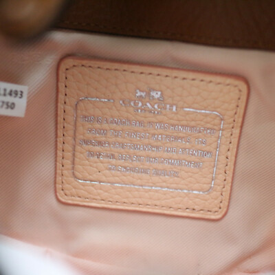 NWT COACH Saddle Rivet Stud Pebbled Leather Dakotah Mini Crossbody Swing Bag NEW NWT COACH Saddle Rivet Stud Pebbled Leather Dakotah Mini Crossbody Swing Bag NEW