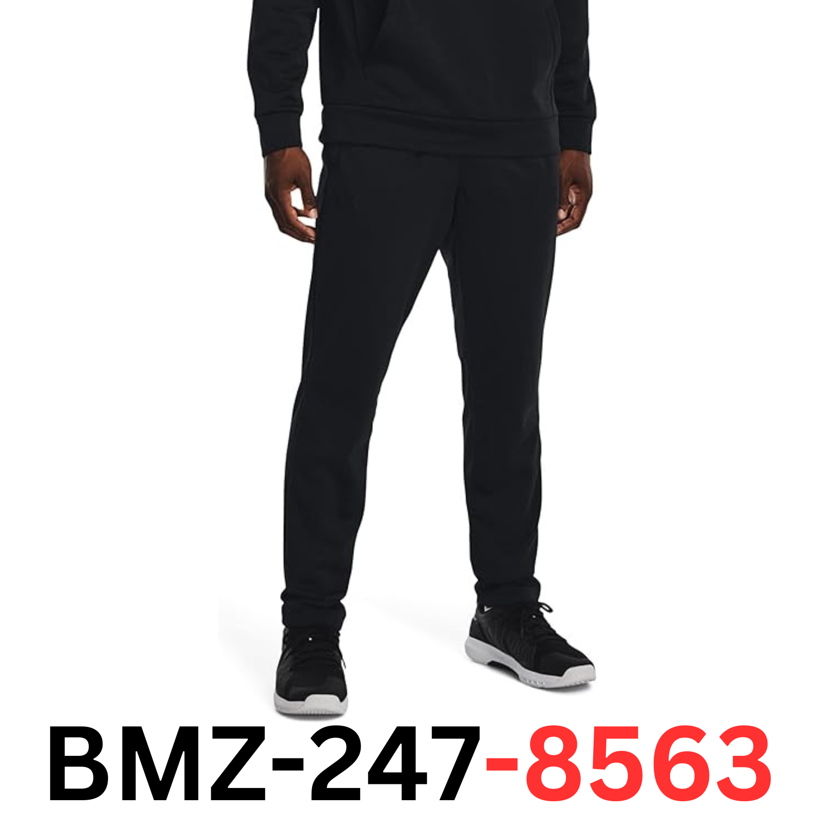 Under Armour Mens ArmourFleece Straight Leg Pant, (001) Black / / Black, X-Large