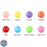 Laviesto 0.47inch(12mm) Game Replacement Marbles Balls,96pcs Acrylic Balls for Rainbow Bead Game,Color Sorting Toy,DIY Craft(8 Colors)