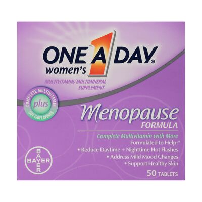 One-A-Day Women's Menopause Formula Multivitamin 50-tablet Skin Heart Health