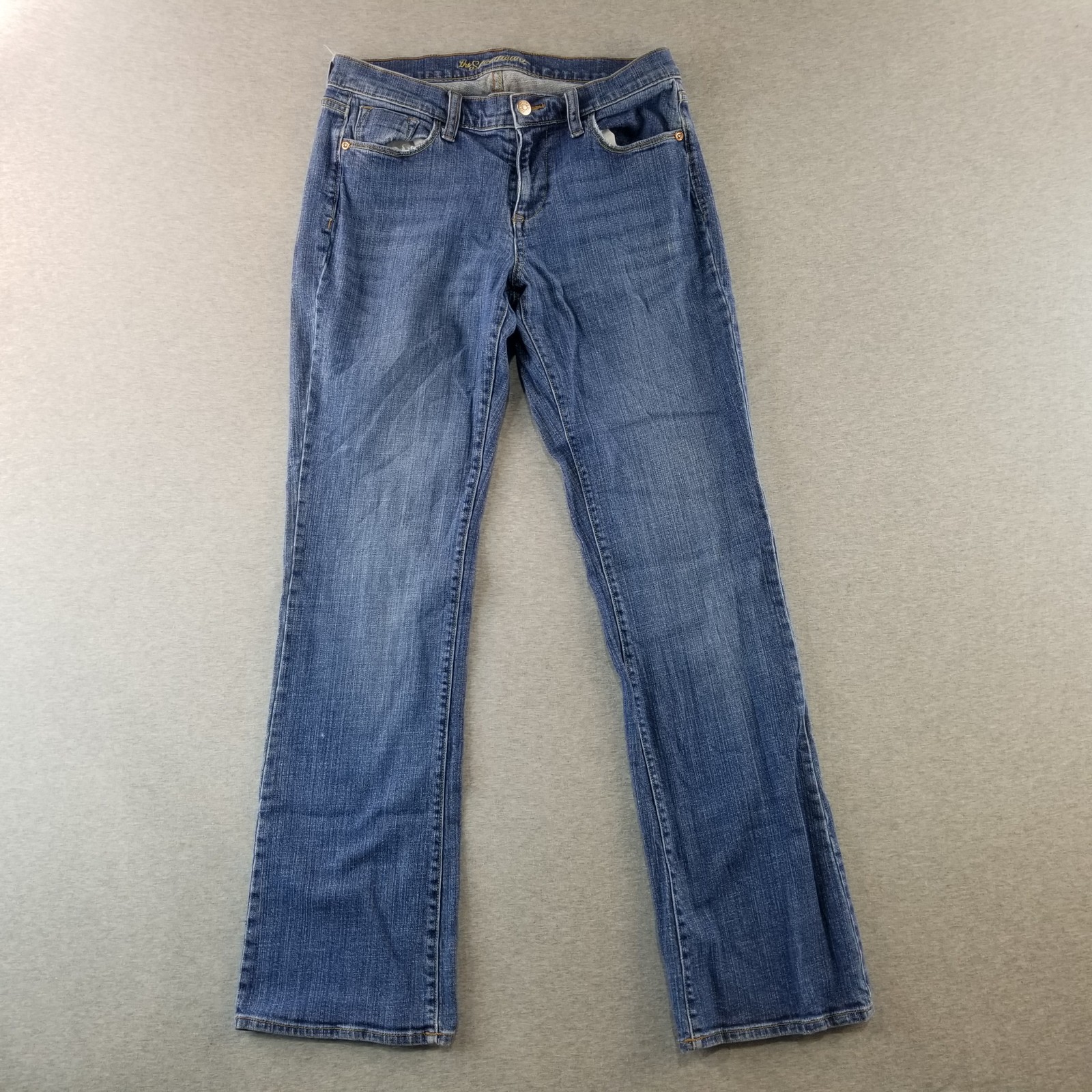 Old Navy Jeans Women's Sz 6 VTG The Sweetheart Med Wash Normcore 99%Cotton Cute