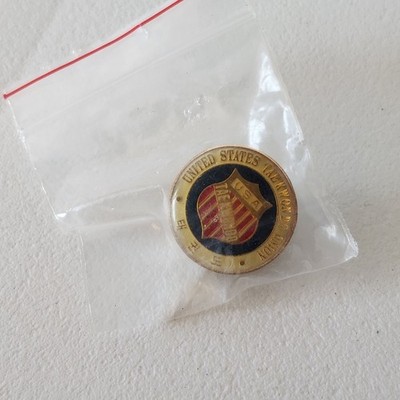 United States Taekwondo Union Lapel Hat Pin Vintage Korean American Martial Arts