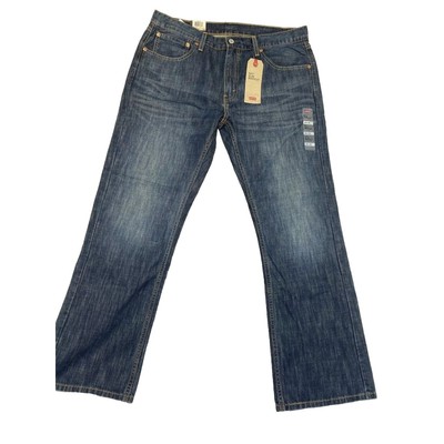 Levis 527 Jeans Mens 36x30 Blue Slim Bootcut Western Chore Cowboy Ranch New