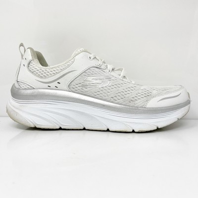 Skechers Womens D Lux Walker 149023 Белая повседневная обувь Кроссовки Размер 8, Белый, D Lux Walker