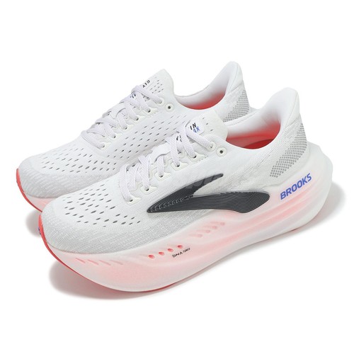 Женские дорожные кроссовки Brooks Glycerin Max White Black Diva Pink 1204361B-118