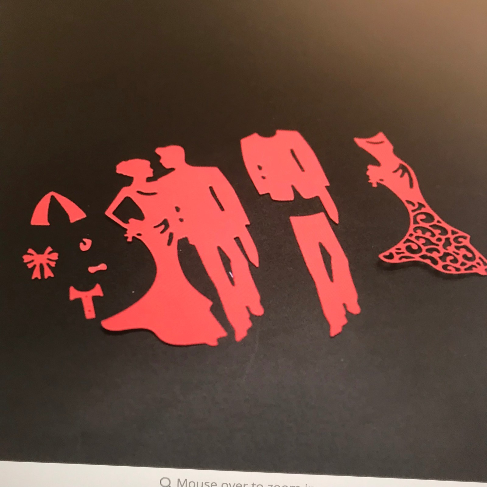 New Wedding Couple Die Set-9 pieces