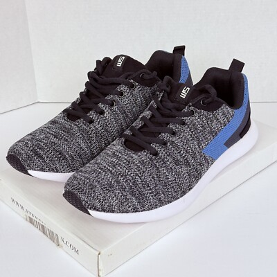 Steve Madden Barret Fashion Men's Sneaker Shoes, Size 9.5 M, Gray/Blue 7647