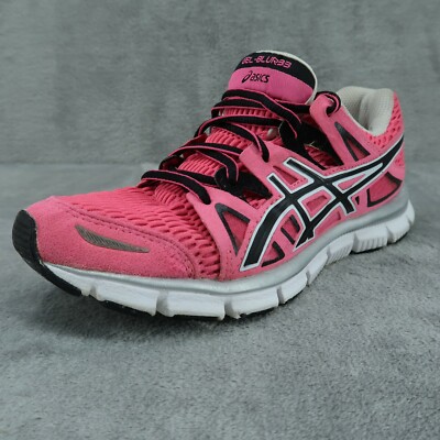 ASICS Gel Blur33 Running Shoes Women's US 7.5 Athletic Sneakers Pink Black
