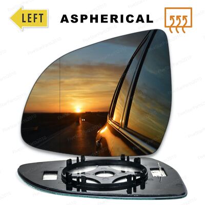 Left passenger side Wide Angle wing mirror glass for BMW X4 2014-2024 heated