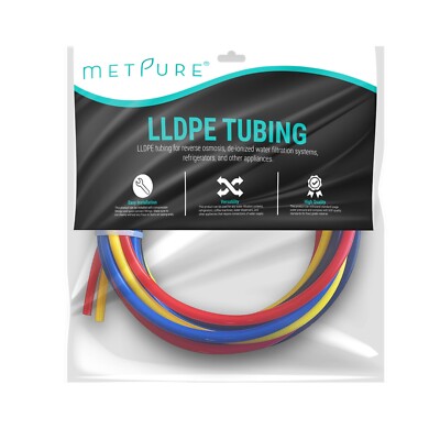 1/4'' OD 5 ft LLDPE NSF Color Tubing - Reverse Osmosis, Refrigerators, Ice Maker