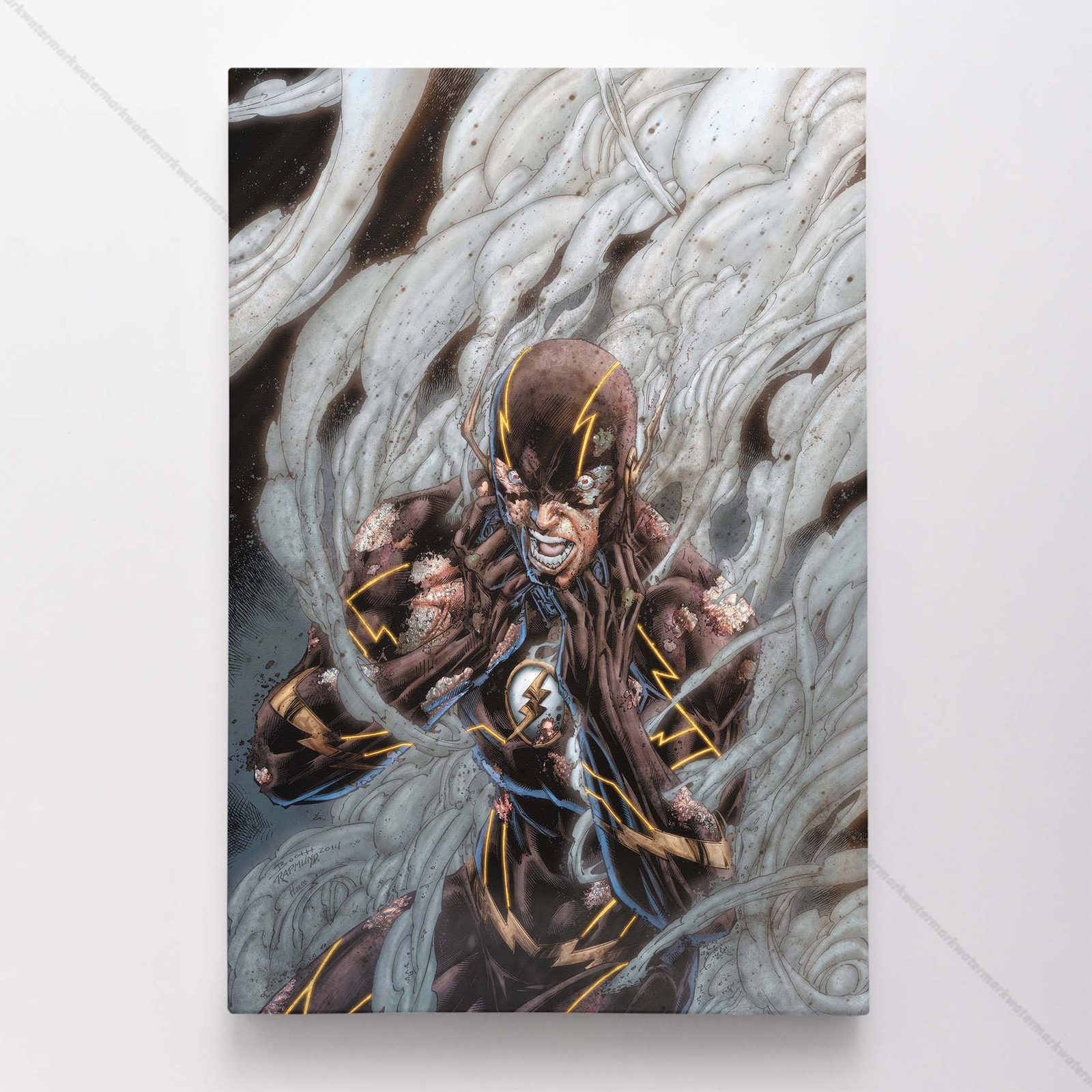 The Flash Poster Canvas DC Justice League Comic Book Cover Art Print #4417