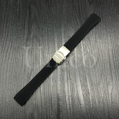 20 22 MM Rubber Aquanaut Watch Band Strap Clasp quick release Fits for Huawei B
