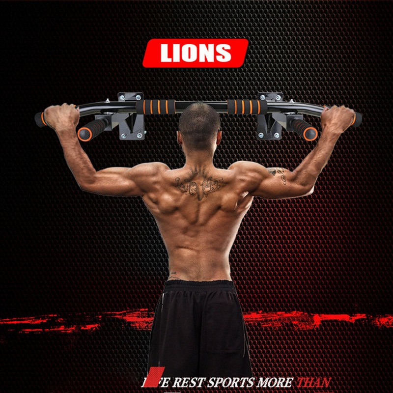 Pull Up Bar Wall Mounted Home Chin Up Bar Strength Exercise Fitness