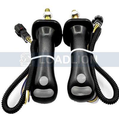 2PC 3 Button Handle Excavator Joystick Kit For Doosan DH DX150 225 300 370-9C