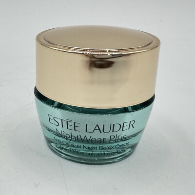 Estée Lauder NightWear Plus Anti Oxidant Night Detox Creme .17 oz/5mL Travel New