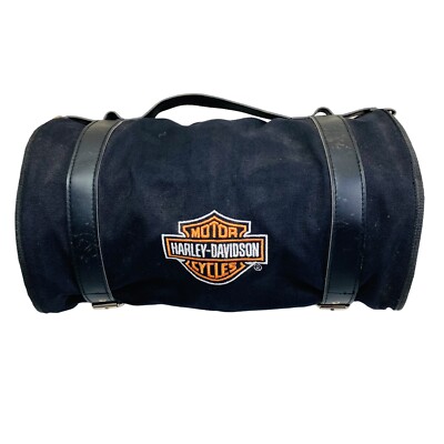 Harley Davidson Motorcycle Multi Purpose Roll 8 Pocket Travel Tool Storage Bag