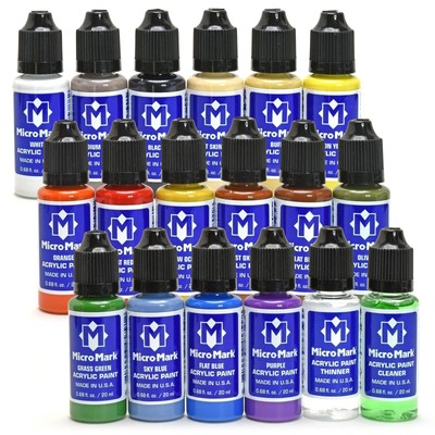 Basic Color Paint Set Miniature Painting Kit