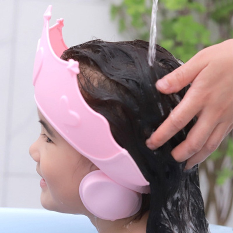Adjustable Kids Baby Shower Ear Protection Cap Children Wash Hair