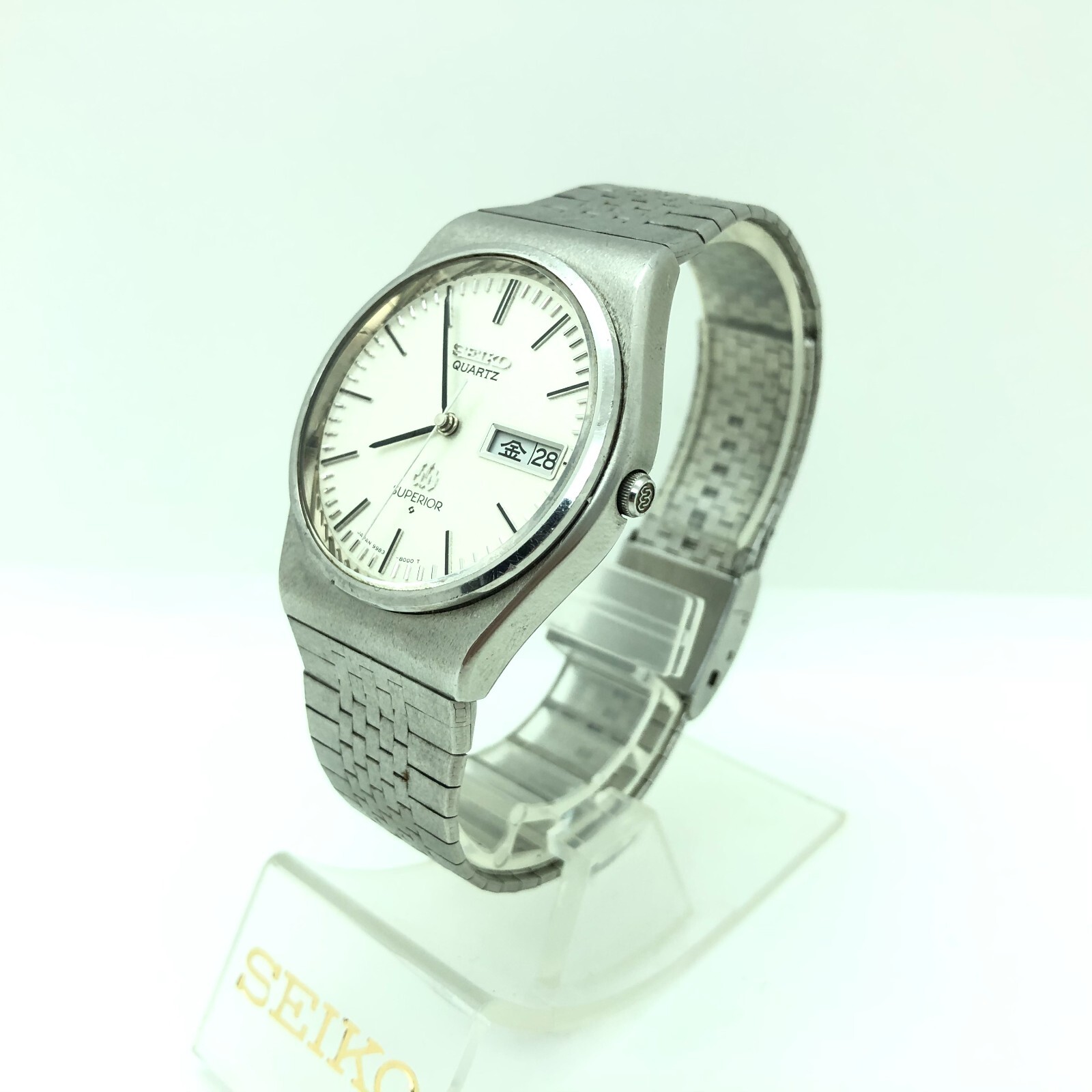 w1956] SEIKO SUPERIOR 9983-8000 All original New battery