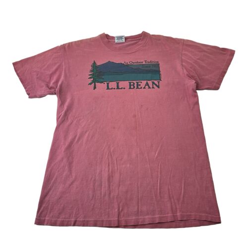 Vintage 80s L.L Bean Graphic T Shirt Mens Medium Artforms Vintage 80s L.L Bean Graphic T Shirt Mens Medium Artforms