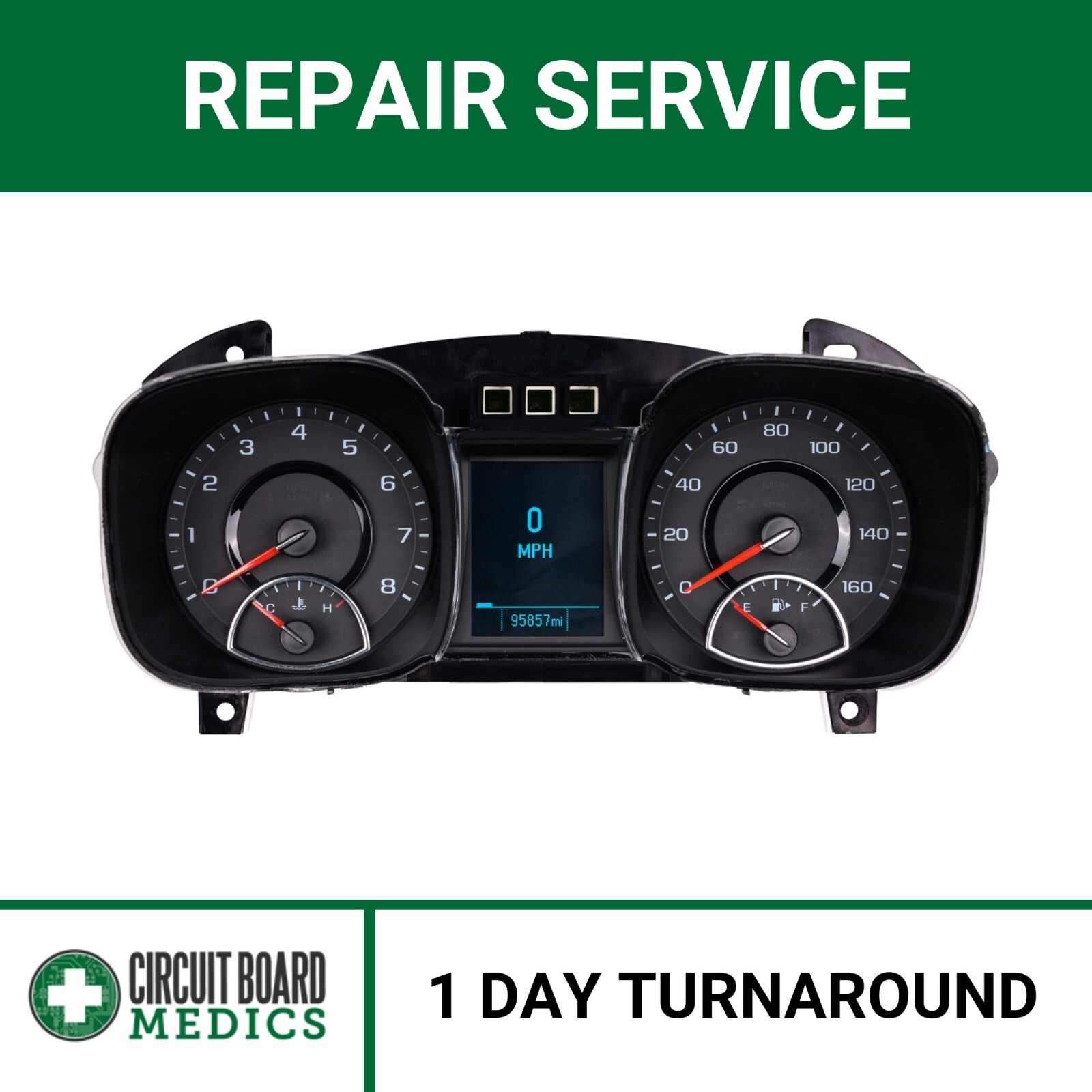 REPAIR SERVICE for 2013 2014 2015 2016 Chevrolet Malibu Instrument Cluster