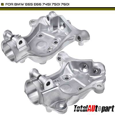 2x Steering Knuckle for BMW E65 745i 745Li 02-05 750i 06-08 760i Alpina B7 Front