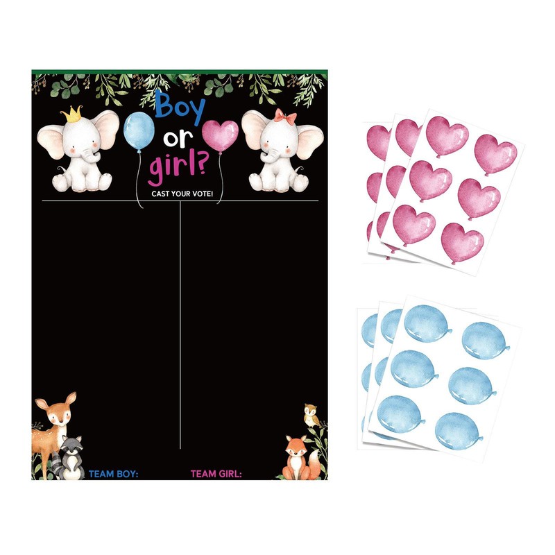 Gender Reveal Board Games Gender Reveal Games, Voting Board Vote Guessing Game