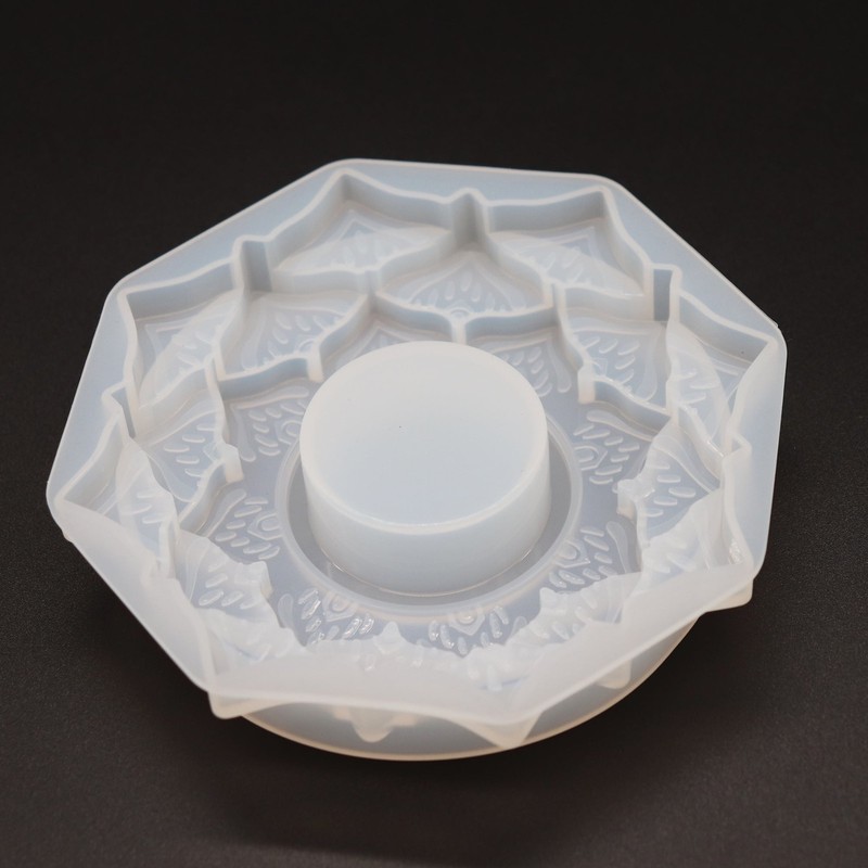 Silikonform Teelichthalter Lotus BlÃ¼Te 3 Stufig GieÃForm Ca. 11 Cm