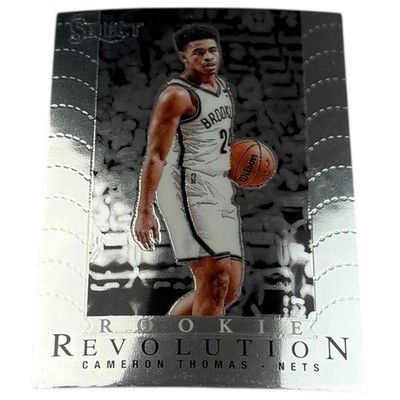 2021 2022 Panini Select Basketball Cameron Thomas Rookie Revolution Brooklyn
