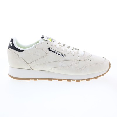 

Reebok Classic Leather HP9159 Мужские бежевые кроссовки на шнуровке Lifestyle 10.5, Бежевый, Reebok Classic Leather