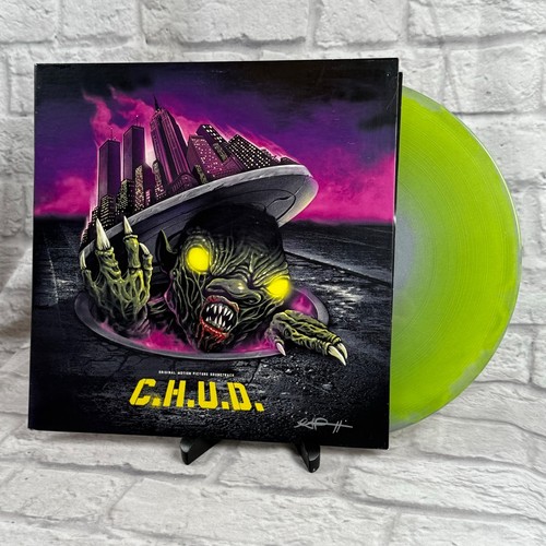 C.H.U.D. Soundtrack LP 2015 Waxwork Records Toxic Signed By
