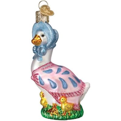 Old World Christmas Glass Ornament, Jemima Puddle-Duck (with OWC Gift Box)