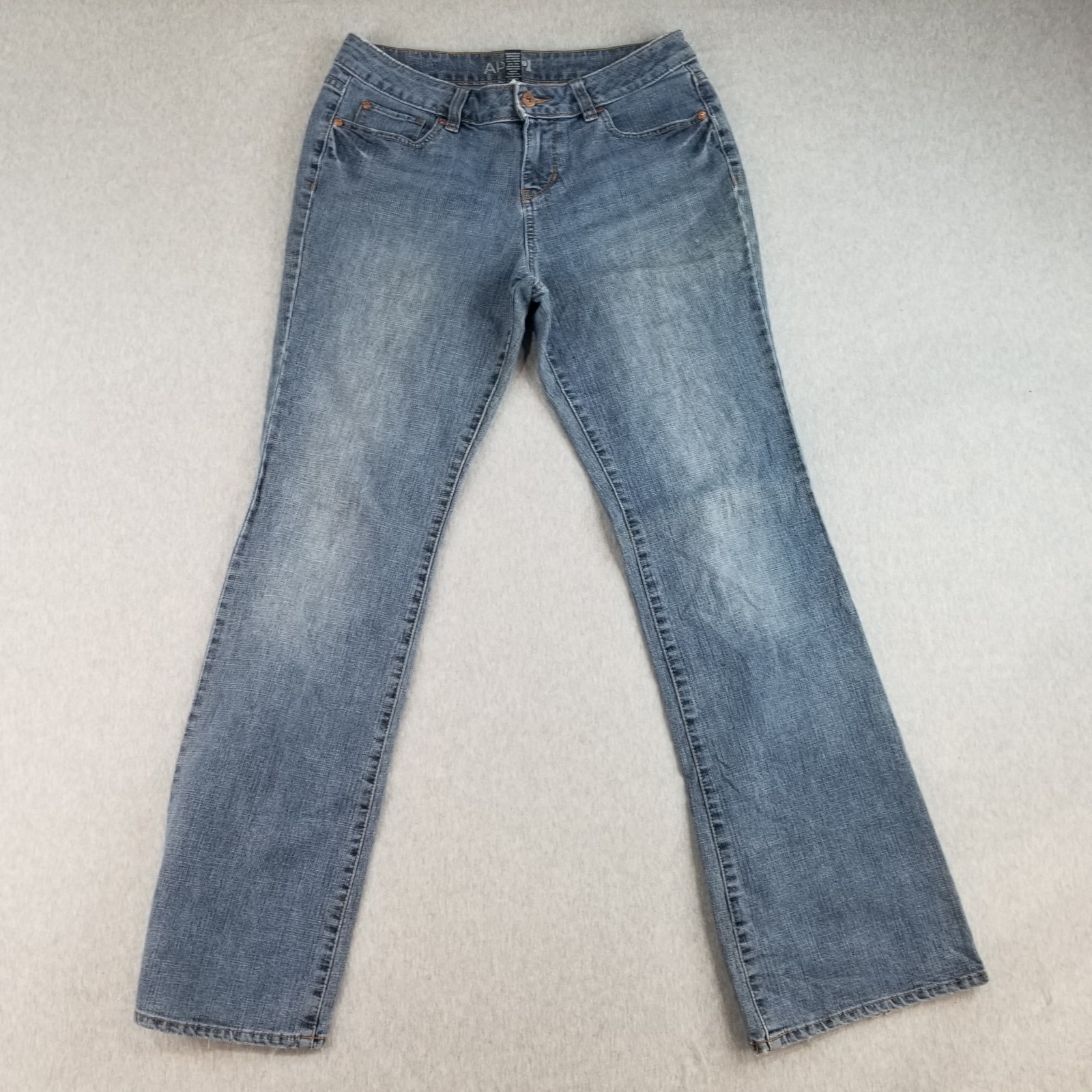 Apt. 9 Jeans Womens Sz 8 Maxwell Fit Bootcut DarkWash High Quality Normcore Cute