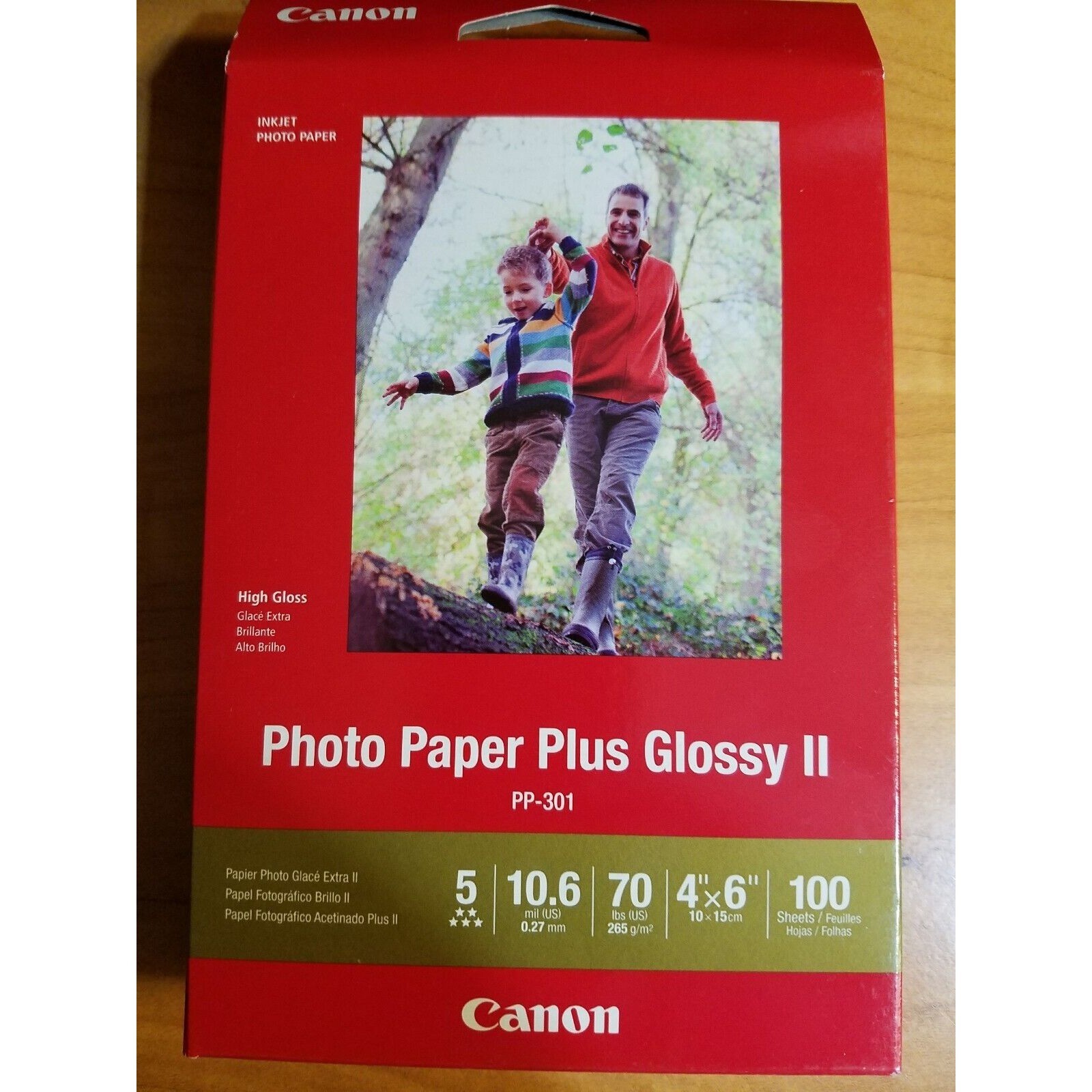 5 Off on Canon Photo Paper Plus Glossy II PP301 4 x 6 100 Sheets