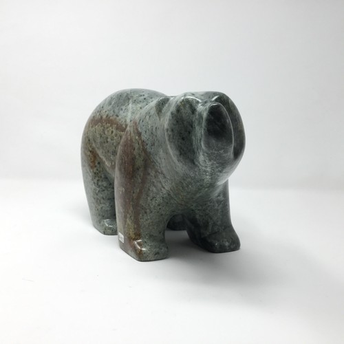 Iroquois Soapstone Bear Carving, David Farnham