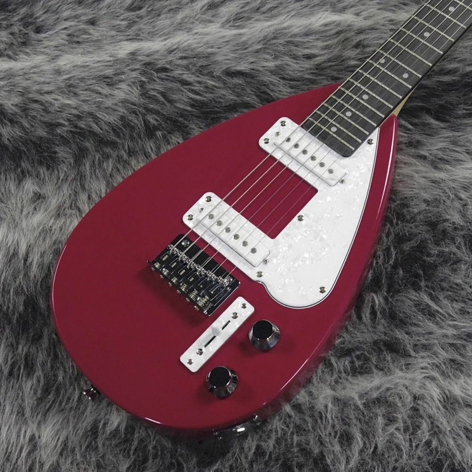 VOX＜ MK3 MINI＞Electric Guitar Tear Drop Shape Loud Red New
