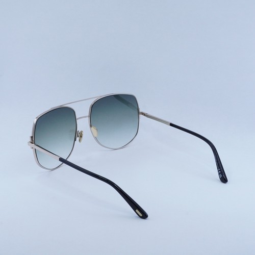 Pre-owned Tom Ford Ft0783 28b Shiny Rose Gold/gradient Smoke 62-17-140 Sunglasses In Gray
