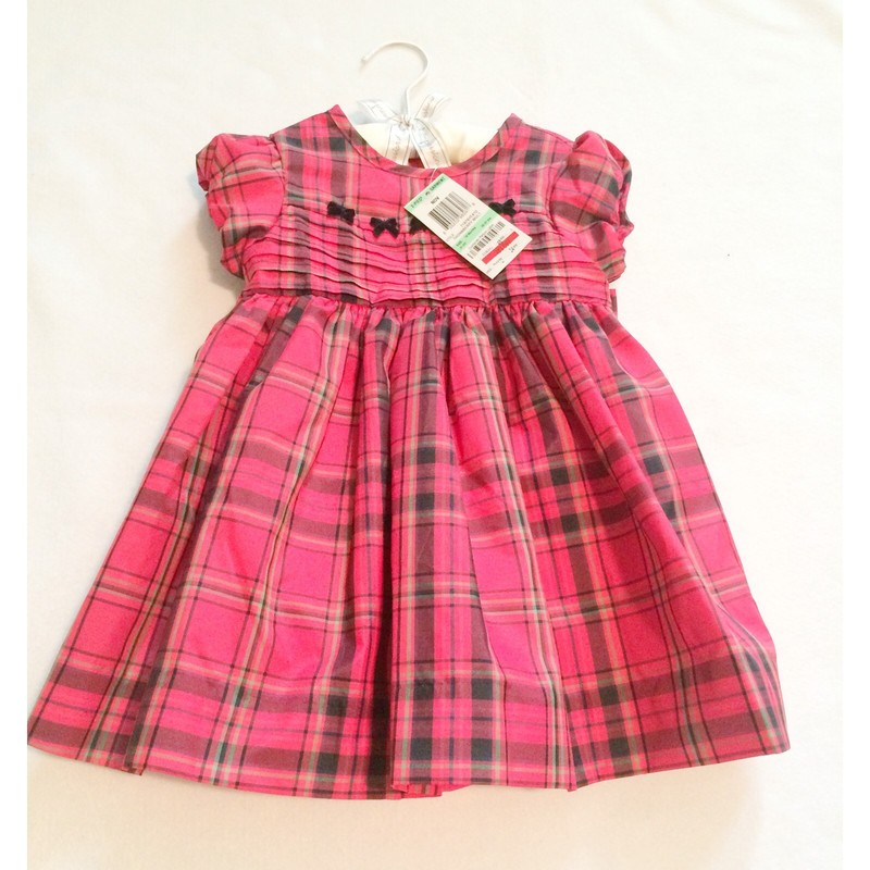 First Impressions Toddler 18 Months Plaid Dress фото