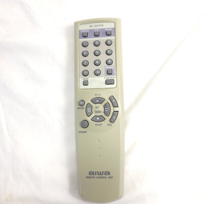AIWA RC-ZAT04 Remote Control For CA-DW535 CA-DW540 CD Stereo Systems