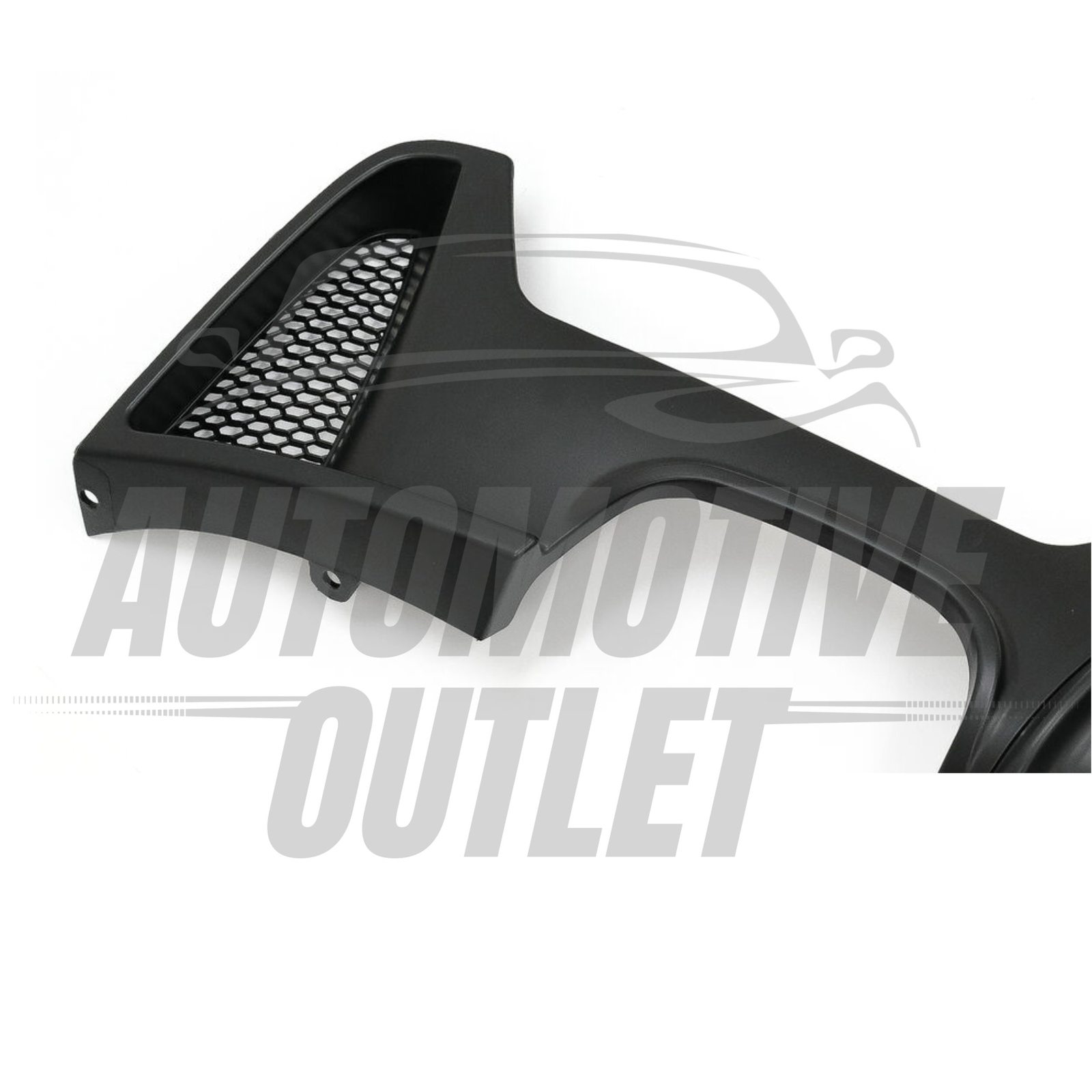 M SPORT MATTE BLACK TWIN EXHAUST REAR DIFFUSER VALANCE FOR BMW 4-SERIES F32 F33+ 10