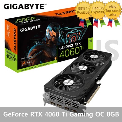 GIGABYTE NVIDIA GeForce RTX 4060 Ti Gaming OC D6 8GB Graphics Card - Tracking