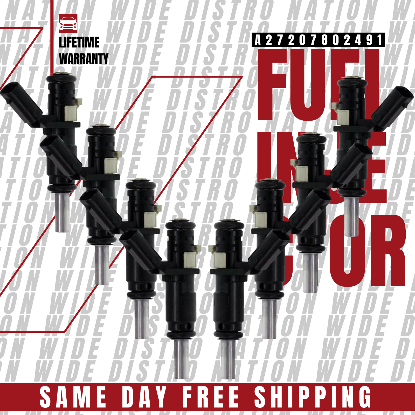 TEST REPORT 8pcs Siemens Fuel Injectors for 2007-2011 Mercedes-Benz S550 5.5L V8
