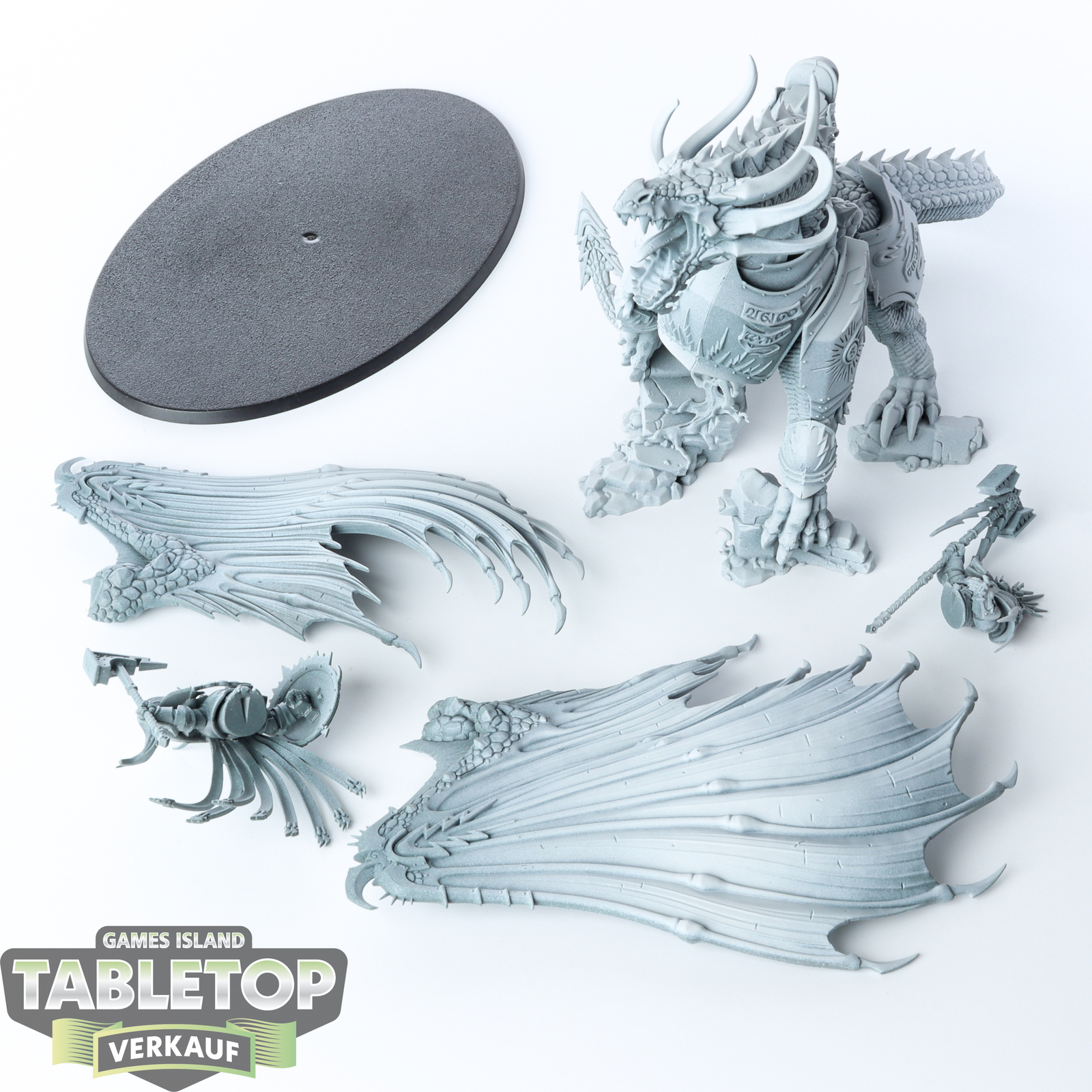 Stormcast Eternals - Lord-Celestant on Stardrake - grundiert