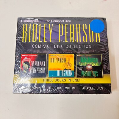 Ridley Pearson CD Collection The Pied Piper, The First Victim, Parallel Lies NEW
