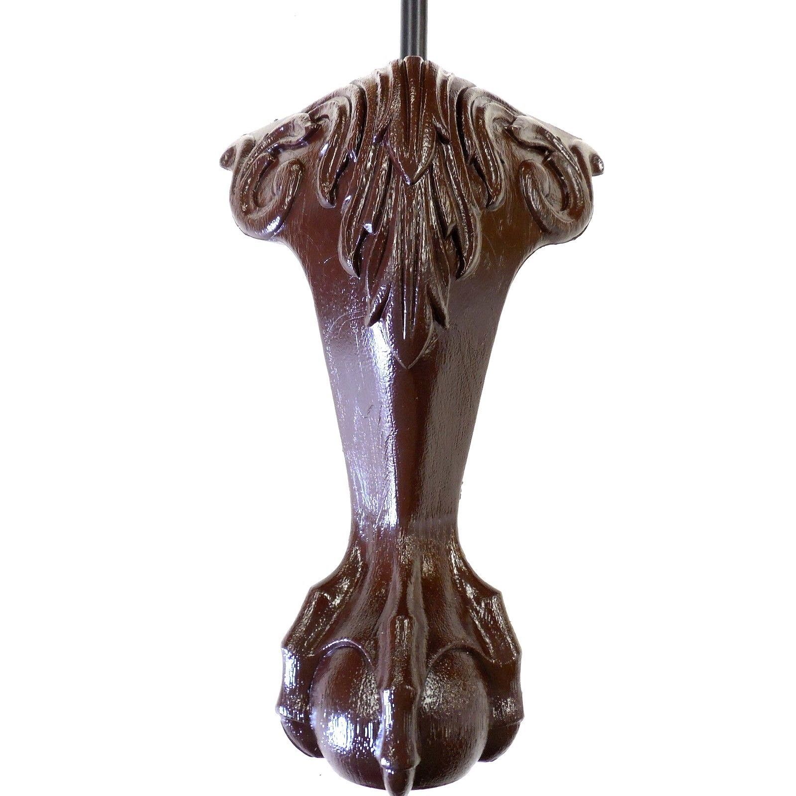 Peças de móveis de mogno