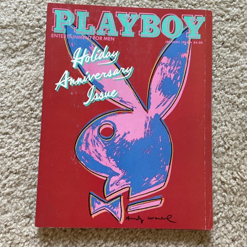 PLAYBOY MAGAZINE JANUARY 1986 HOLIDAY ANNIVERSARY ISSUE/ANDY